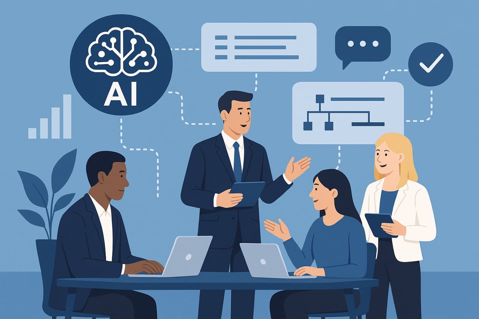 AI Strategies for Enhancing Team Collaboration and Efficiency